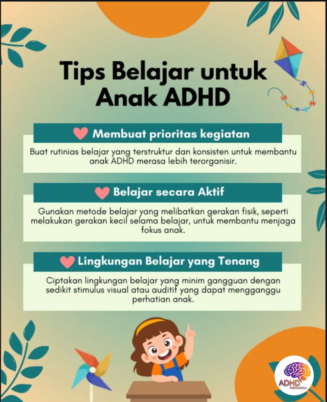 Strategi Belajar yang Cocok untuk Anak ADHD di Kabupaten Banjar